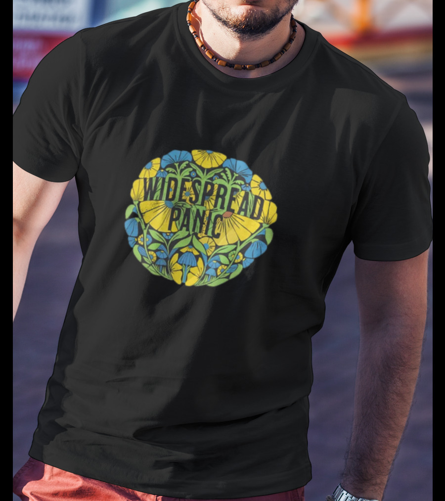 Widespread Panic Floral Design Ladies T-Shirt