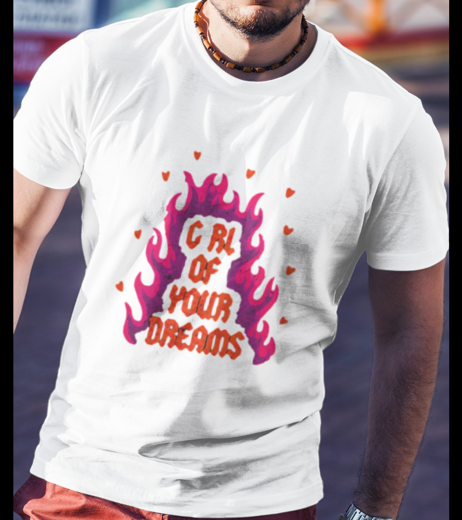 Dylan Girl Of Your Dreams Flame Hearts T-Shirt