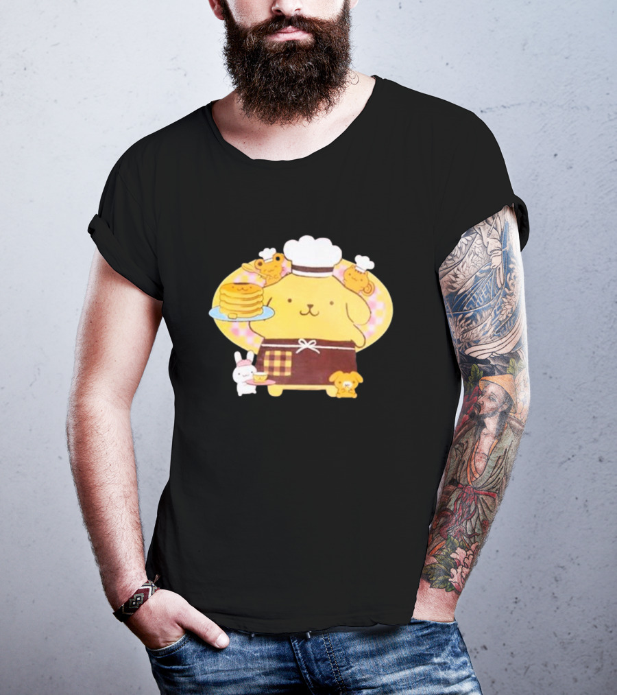 Join The Sanrio Pompompurin Pancake Chef T-Shirt