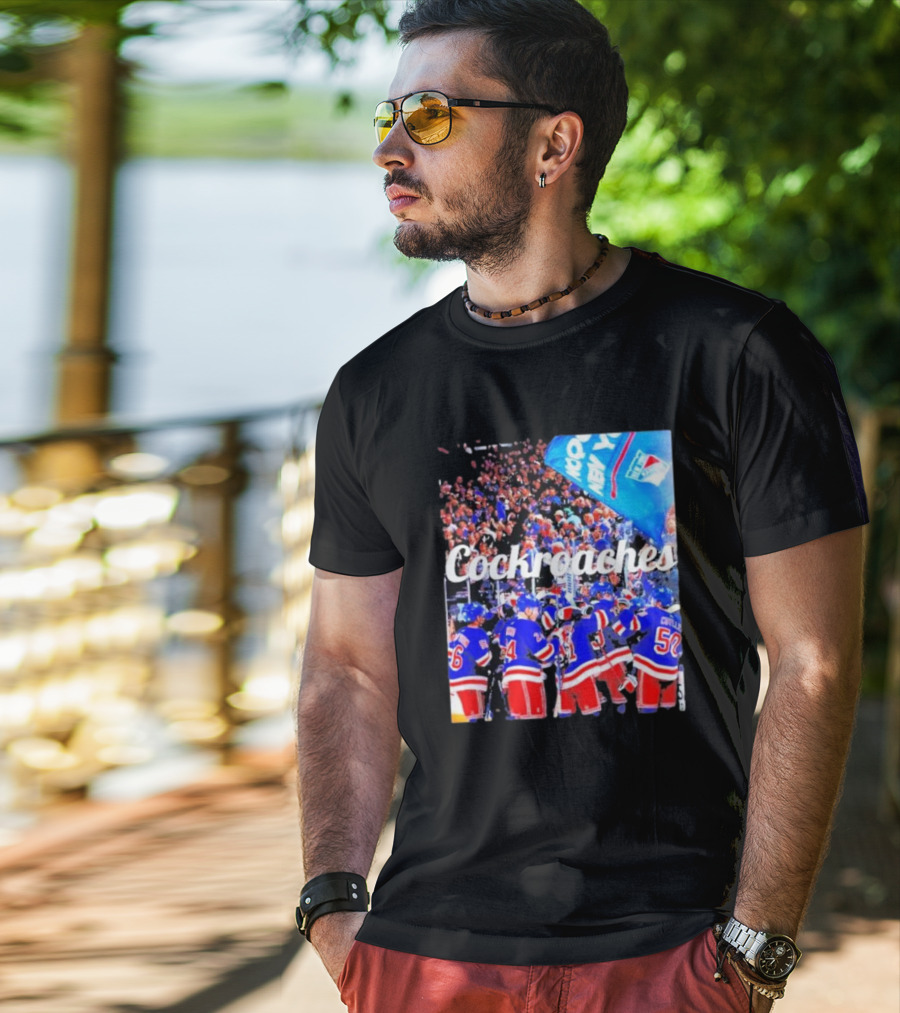 New York Rangers Cockroaches Fans Hockey Team T-Shirt