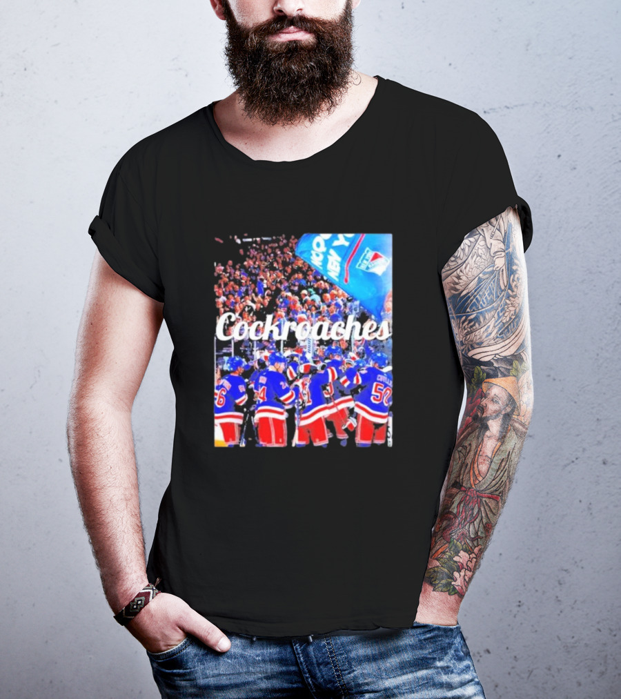 New York Rangers Cockroaches Fans Hockey Team T-Shirt