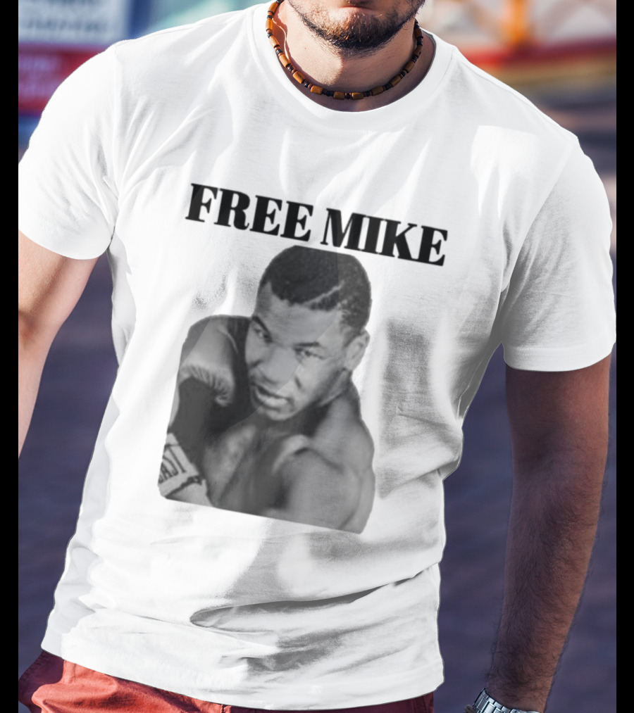 Free Mike Tyson Boxing Legend Image T-Shirt