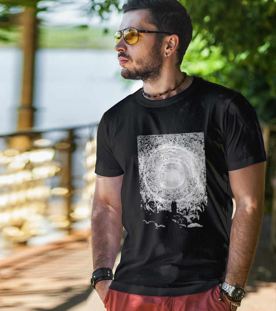 Zheani Worship The Spiritual Meat Grinder Celestial Swirling Vortex T-Shirt