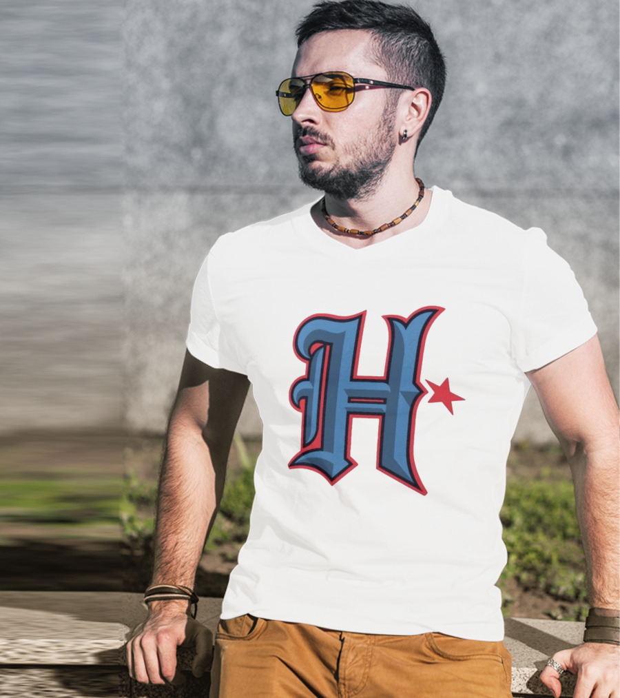 Houston Texans H Logo With Star T-Shirt