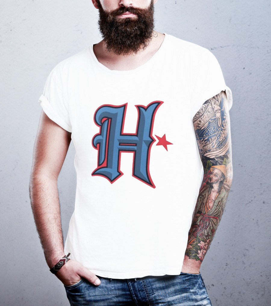 Houston Texans H Logo With Star T-Shirt