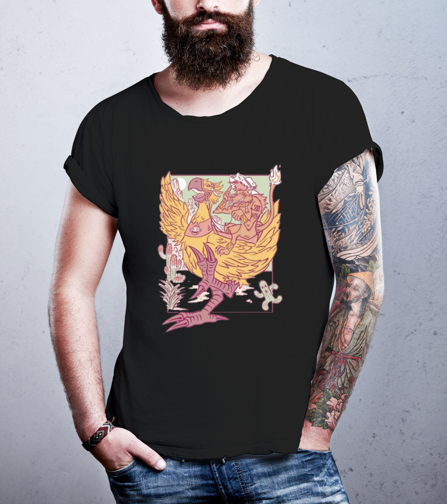 Canyon Rider Wolf And Chicken Desert Adventure The Yetee T-Shirt