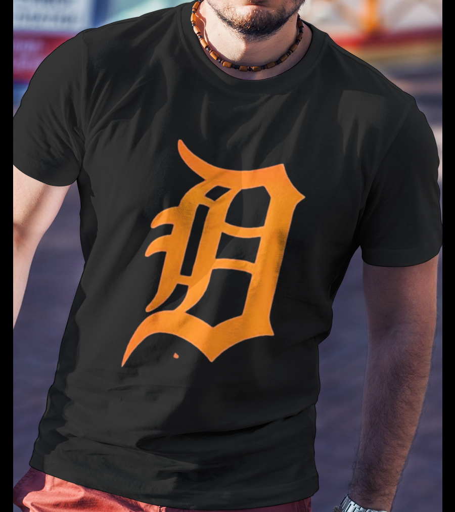 Detroit Tigers Big And Tall #1 Dad T-Shirt