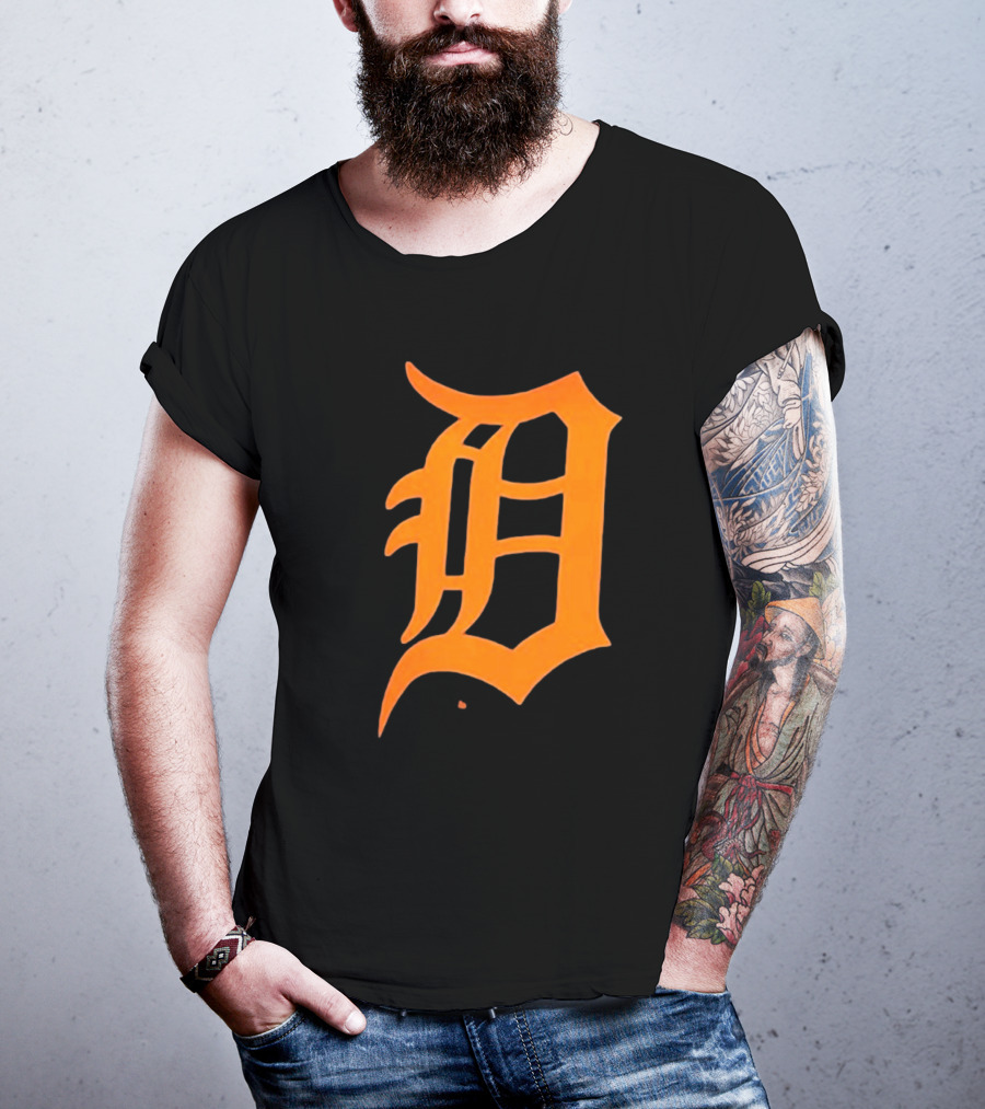 Detroit Tigers Big And Tall #1 Dad T-Shirt