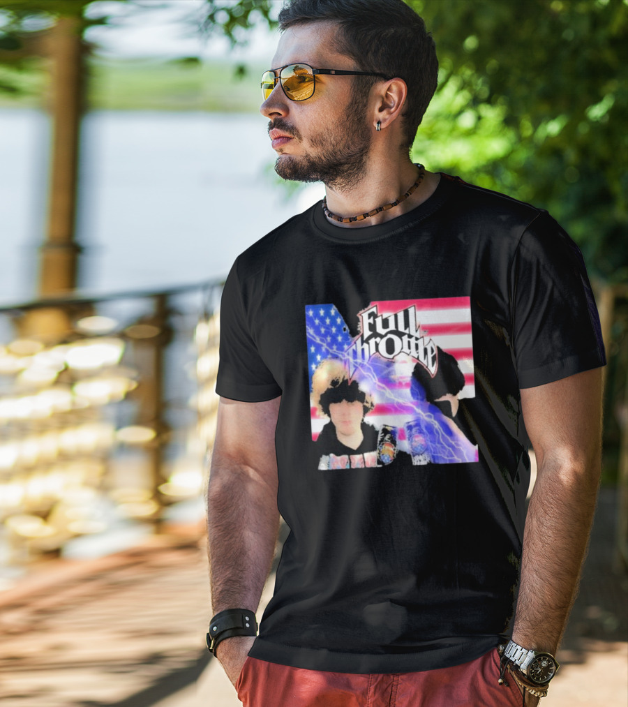 Full Throttle Stars And Stripes Energy Drink Lightning Burst T-Shirt