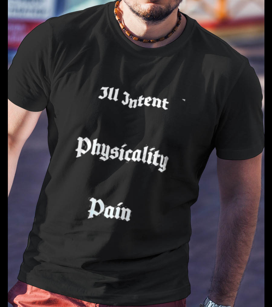 Jack Jones Ill Intent Physicality Pain Gothic T-Shirt