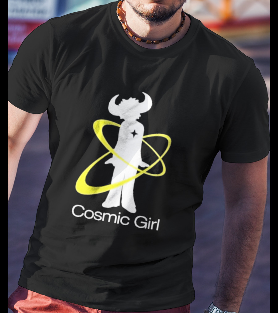 Jamiroquai Cosmic Girl Buffalo Yellow Swirl T-Shirt