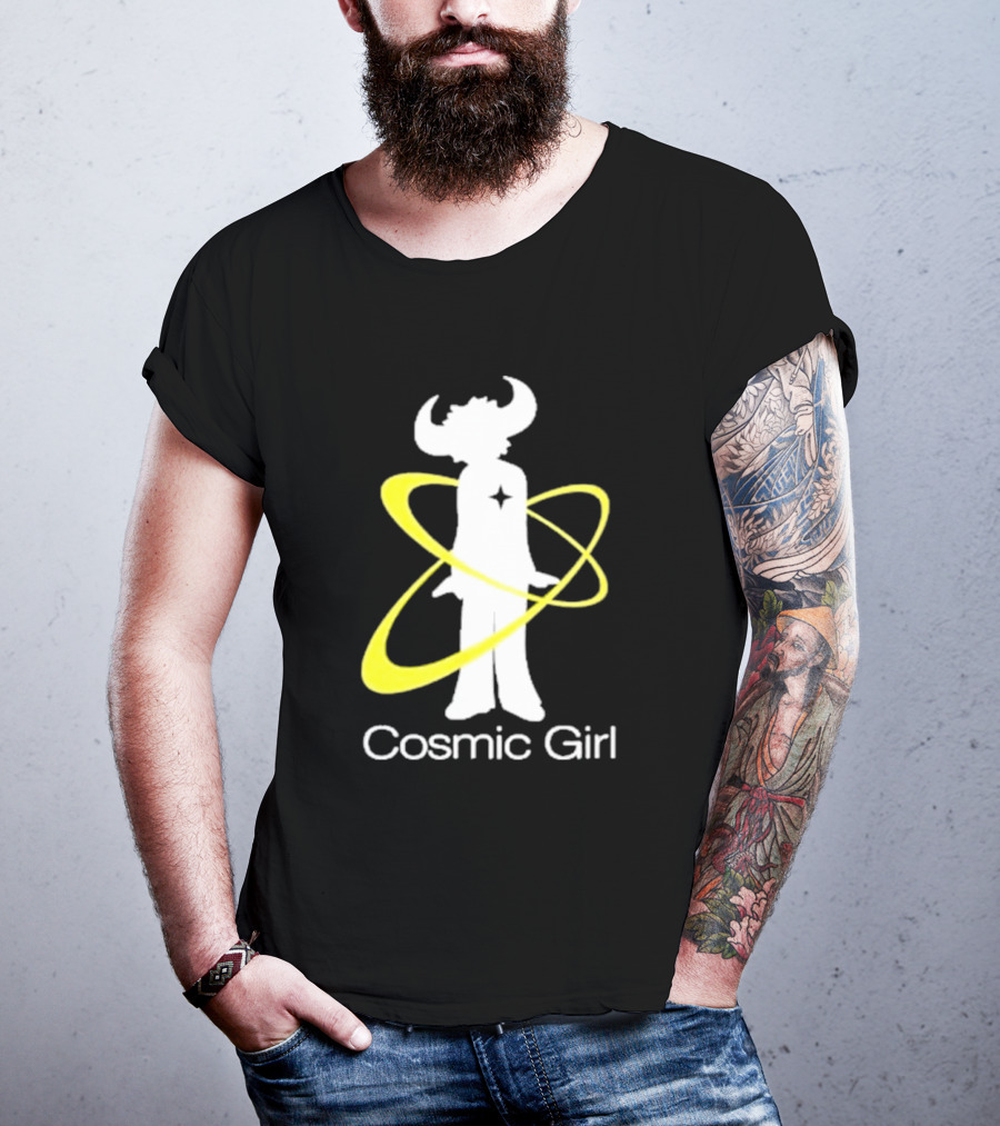 Jamiroquai Cosmic Girl Buffalo Yellow Swirl T-Shirt