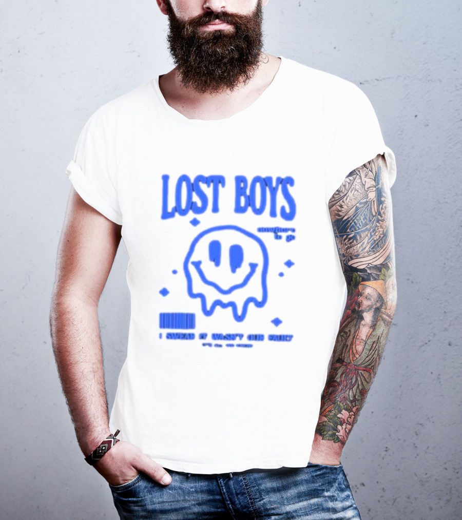 Lost Boys Nowhere To Go Barcode I Swear It Wasn't Our Fault T-Shirt