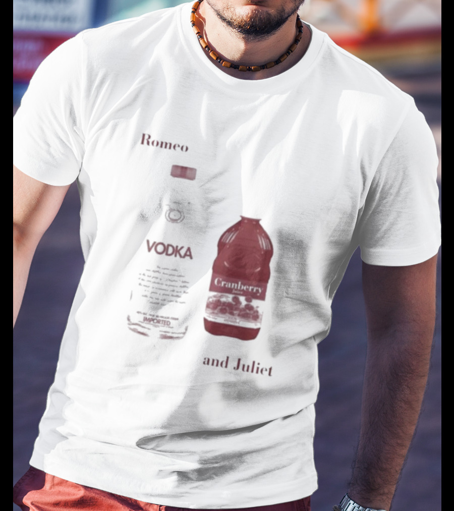 Romeo Vodka And Juliet Cranberry T-Shirt