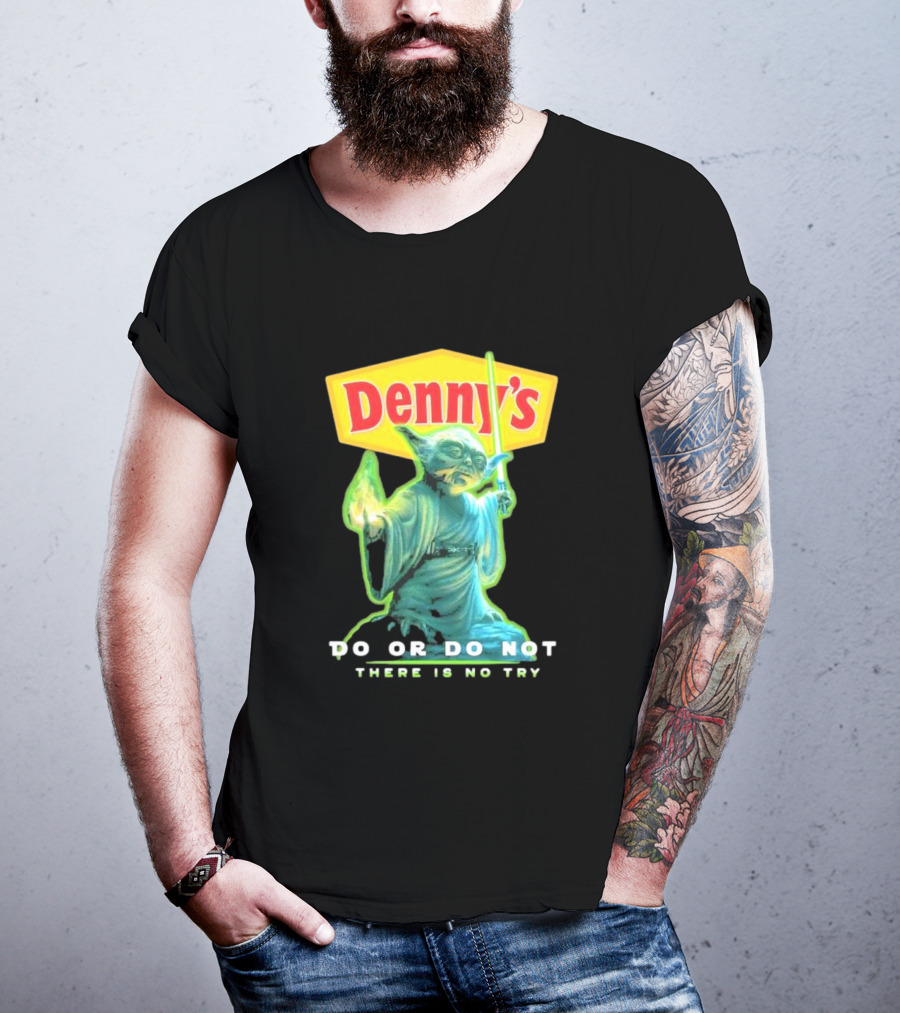 Yoda Star Wars Denny’s Do Or Do Not There Is No Try T-Shirt