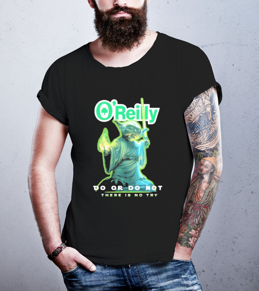 O'Reilly Yoda Star Wars Do Or Do Not There Is No Try T-Shirt