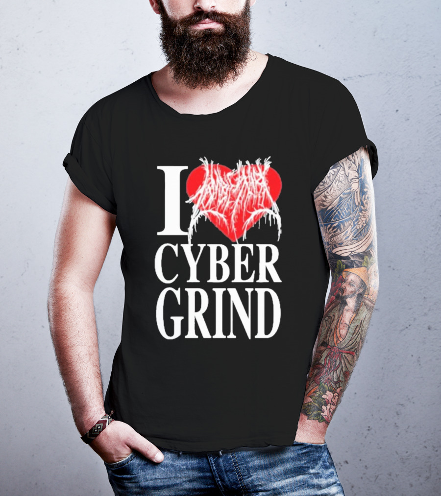 I Love Zombieshark Cybergrind T-Shirt