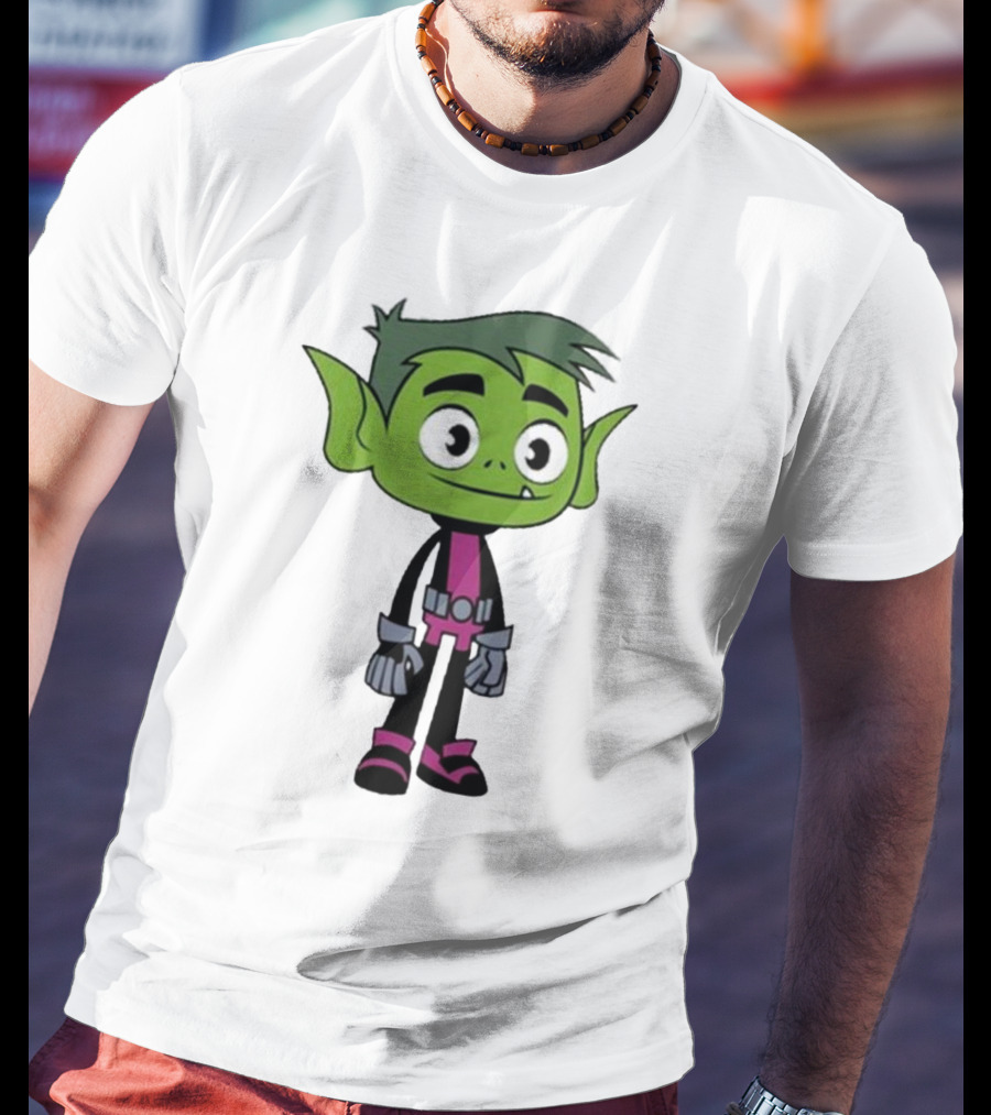 Ray William Johnson Wearing Teen Titans Beast Boy Character T-Shirt