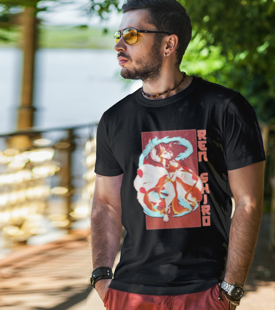 Ren Shiro Nine-Tailed Fox Spirit Wielder T-Shirt