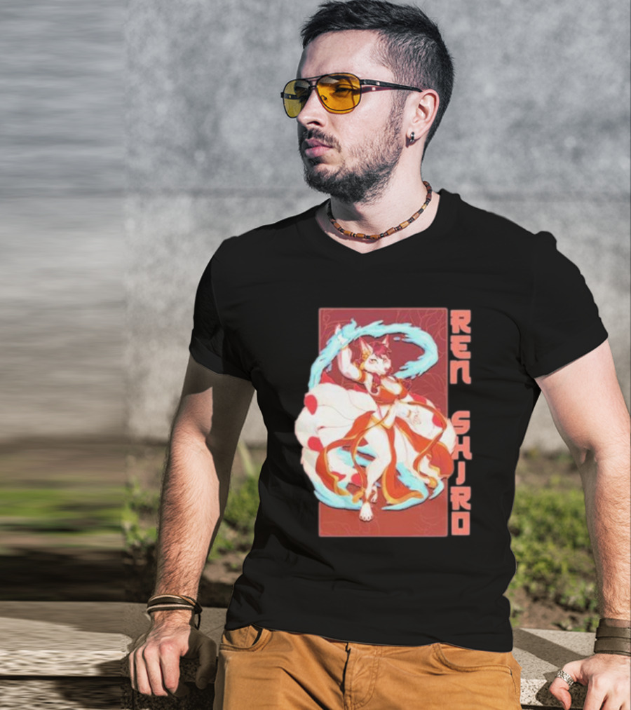 Ren Shiro Nine-Tailed Fox Spirit Wielder T-Shirt
