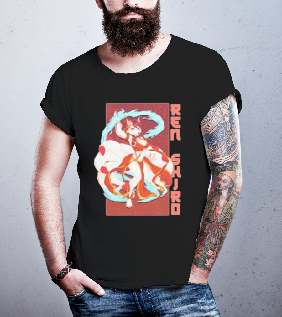 Ren Shiro Nine-Tailed Fox Spirit Wielder T-Shirt
