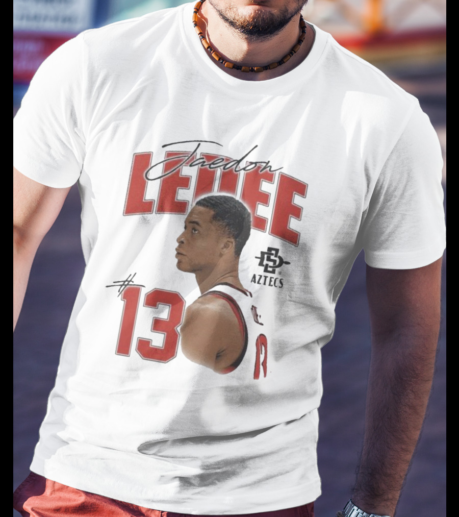 San Diego State Aztecs Jaedon Ledee 13 T-Shirt