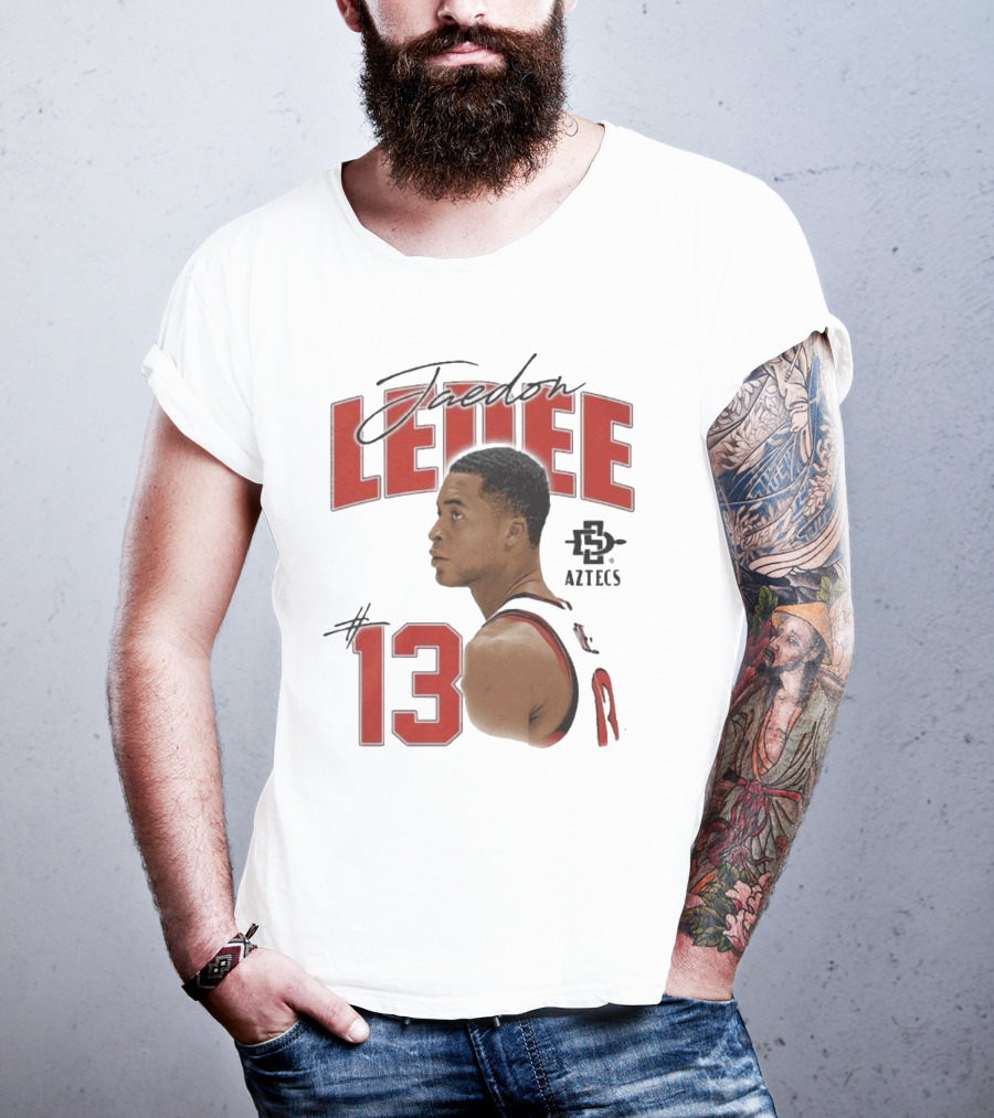 San Diego State Aztecs Jaedon Ledee 13 T-Shirt