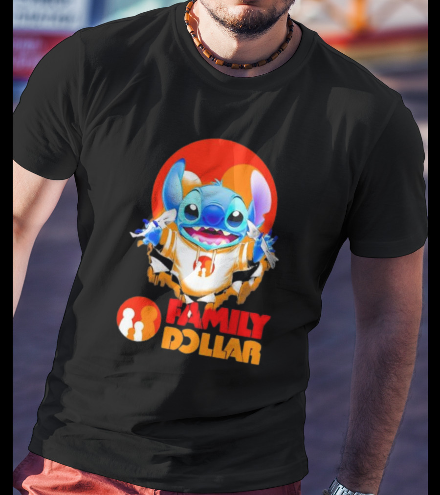 Stitch Family Dollar Logo Remix T-Shirt