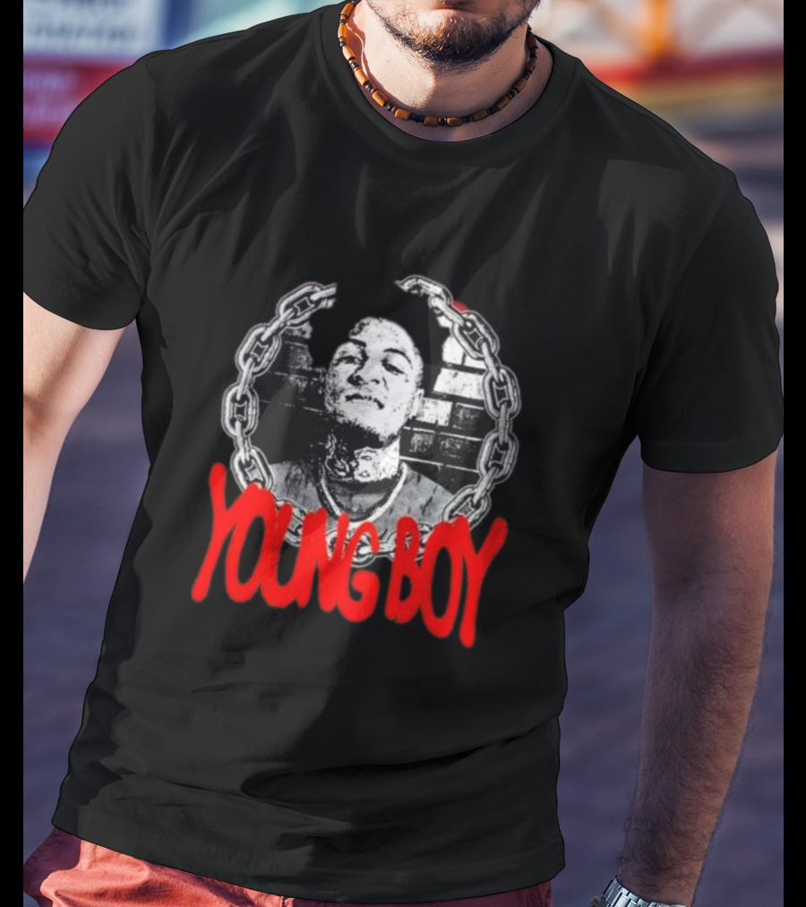 Never Broke Again Young Boy Chain T-Shirt