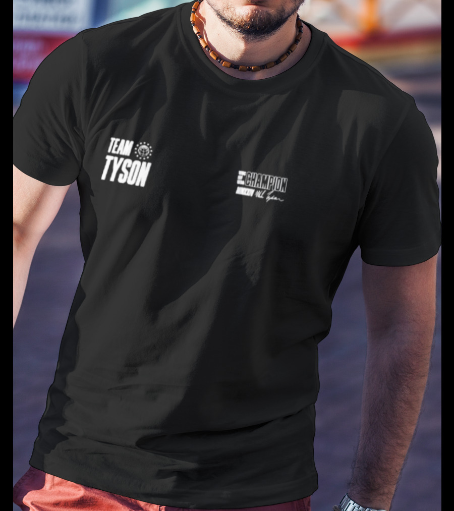 Team Tyson Champion Mike Tyson King Of The Ring T-Shirt