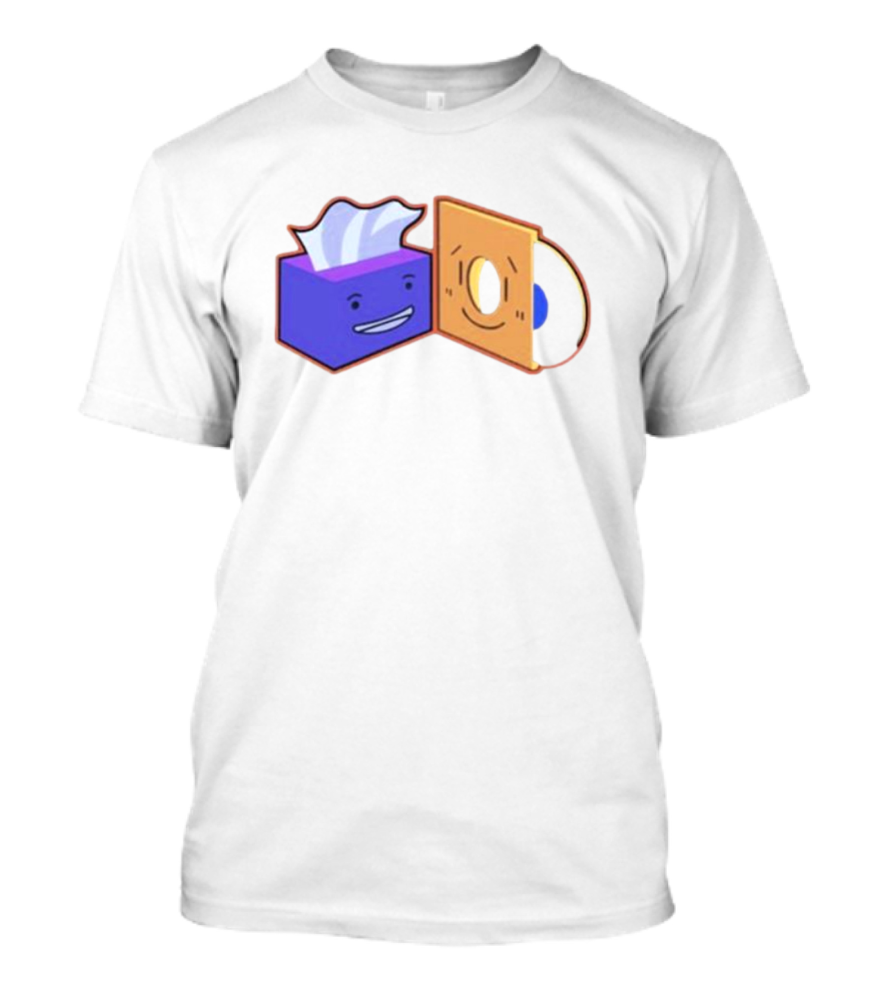 Burner The Strangers Tissue And Vinyl Record Faces T-Shirt