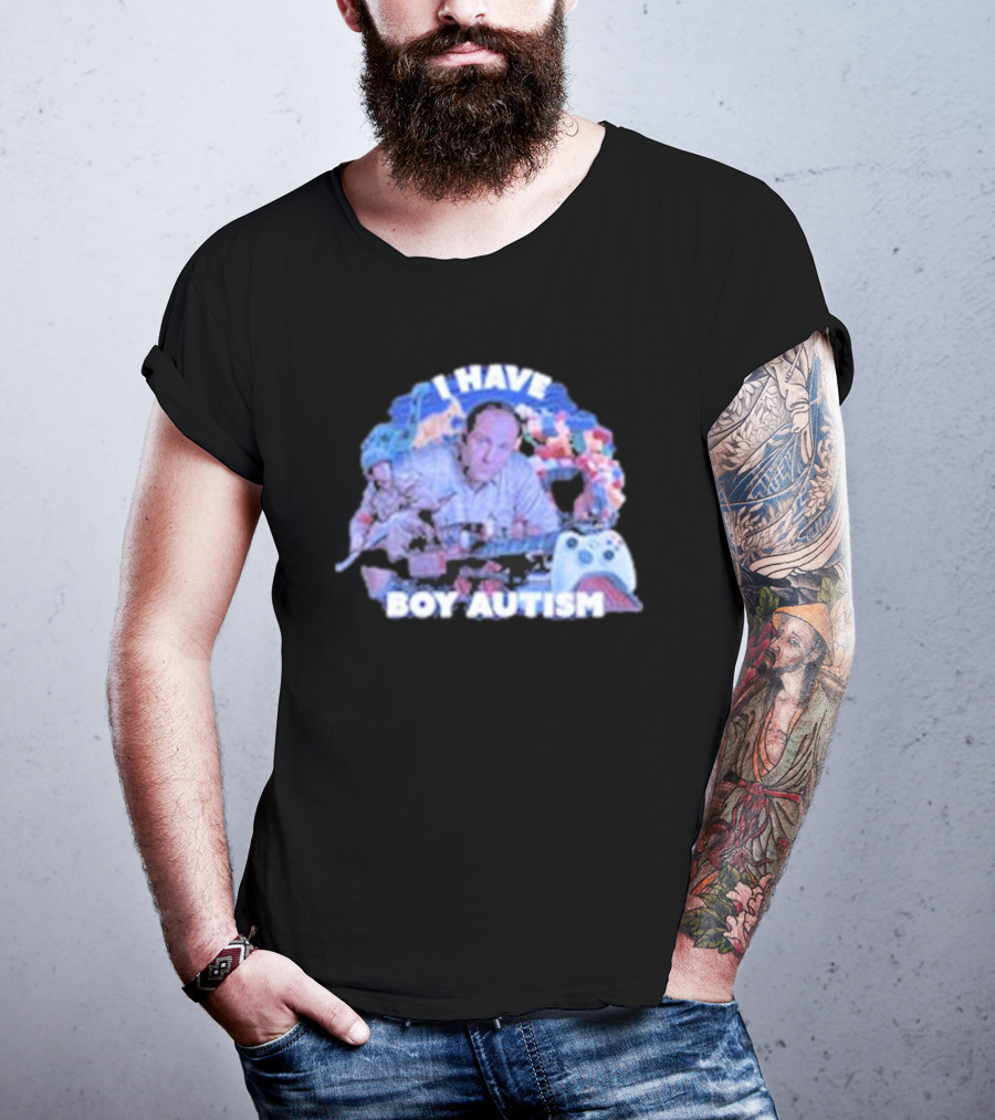 I HAVE BOY AUTISM Gaming Blocks And Toys T-Shirt