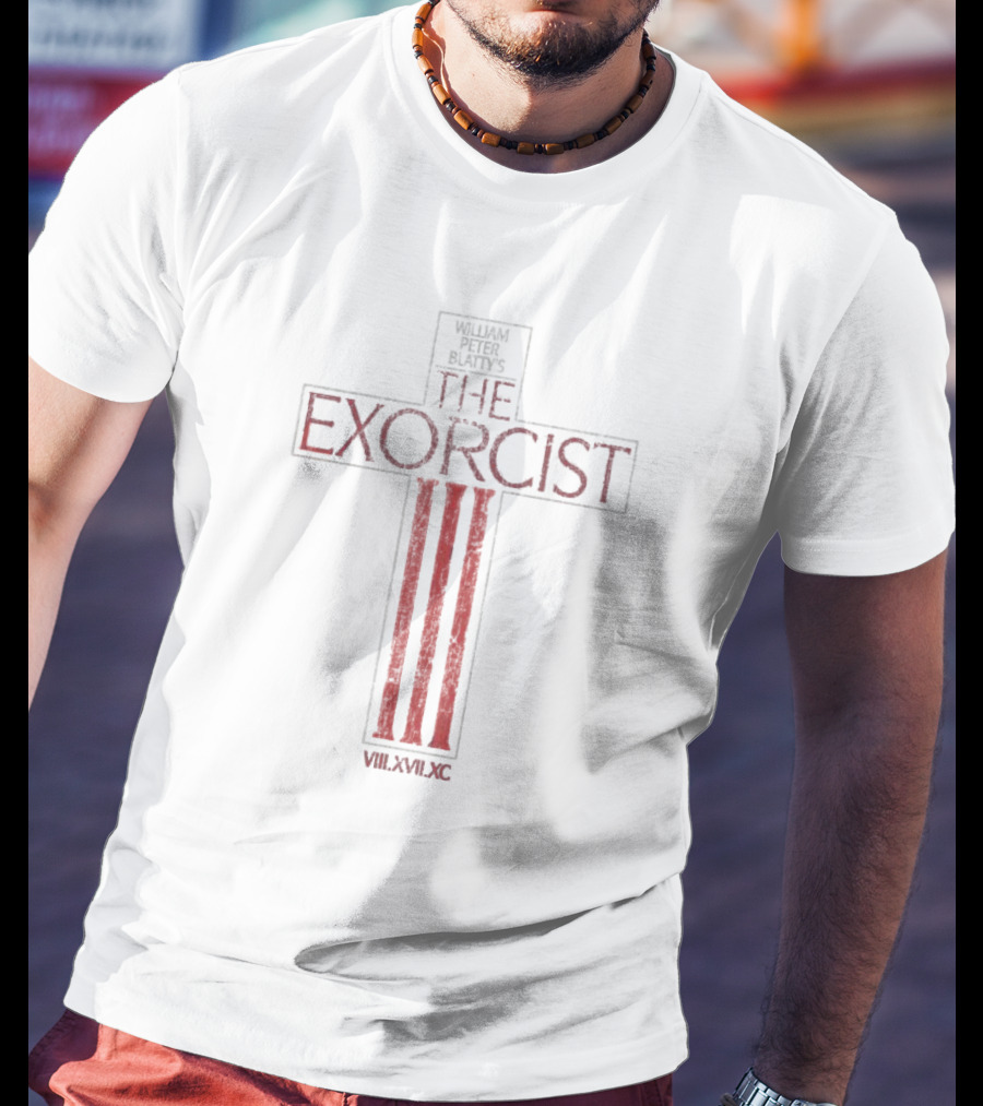 William Peter Blatty’s The Exorcist Cross VII XVII XC T-Shirt
