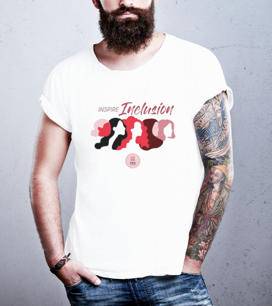 Inspire Inclusion YES Women's History Month T-Shirt