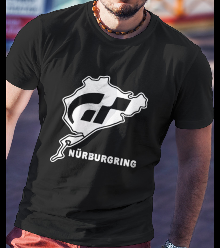 Gran Turismo Nürburgring Track Outline T-Shirt