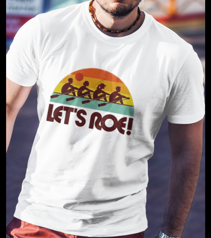 Let’s Roe Vintage Rowing Team Sunset T-Shirt