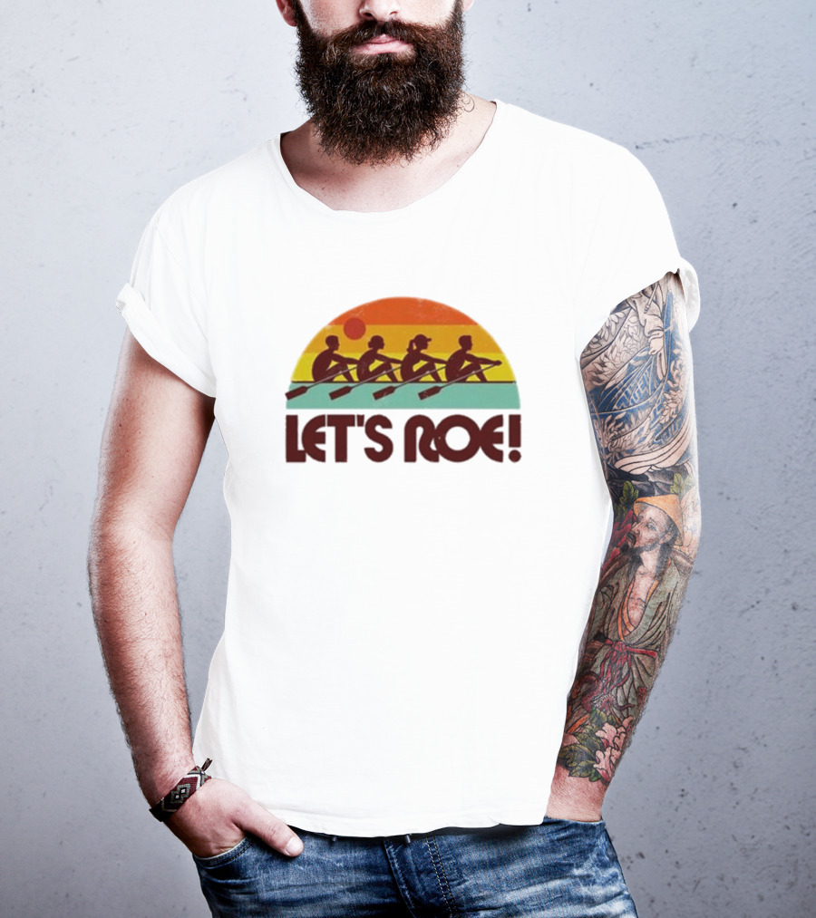 Let’s Roe Vintage Rowing Team Sunset T-Shirt