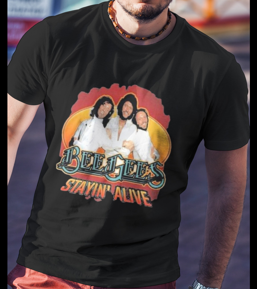 Bee Gees Stayin’ Alive Classic Iconic Group T-Shirt