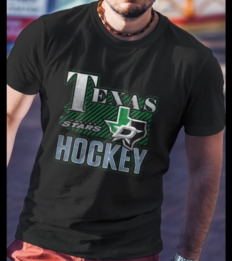 Black 47 Texas Hockey Dallas Stars Texas Hocky Fashion T-Shirt