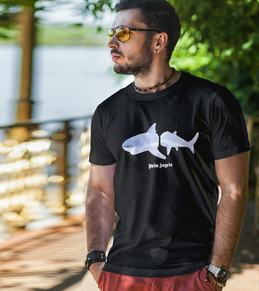 Calgary Flames Palm Angels Shark T-Shirt