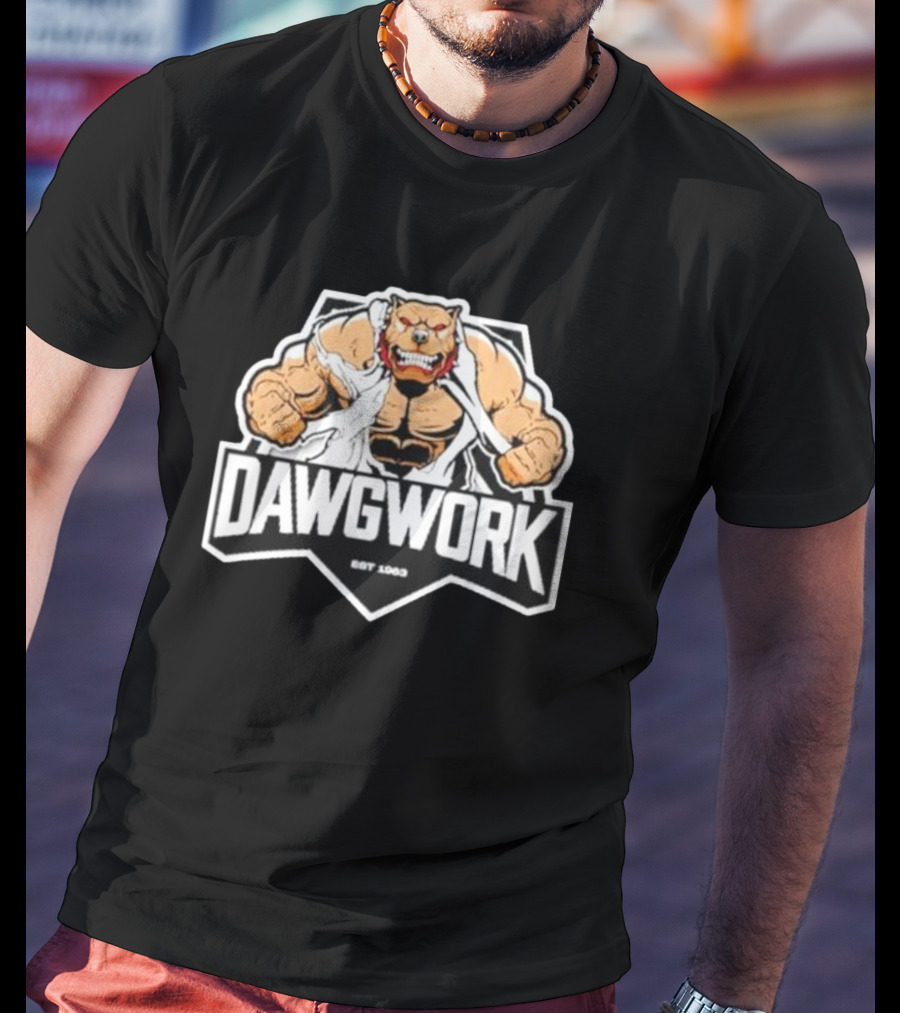 Dawgwork Est 1983 Muscle Dog Power T-Shirt
