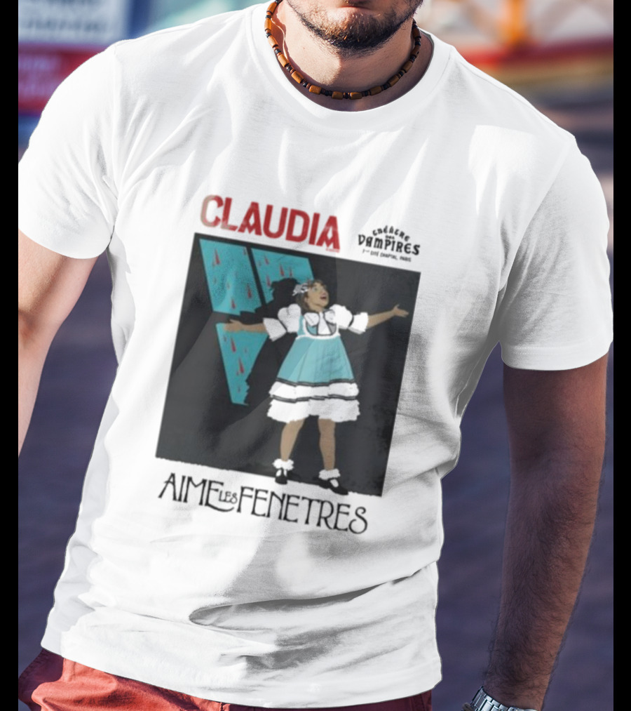 CLAUDIA Aime Les Fenêtres Chroniques Des Vampires T-Shirt