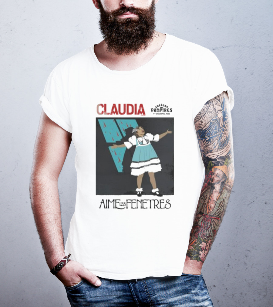 CLAUDIA Aime Les Fenêtres Chroniques Des Vampires T-Shirt