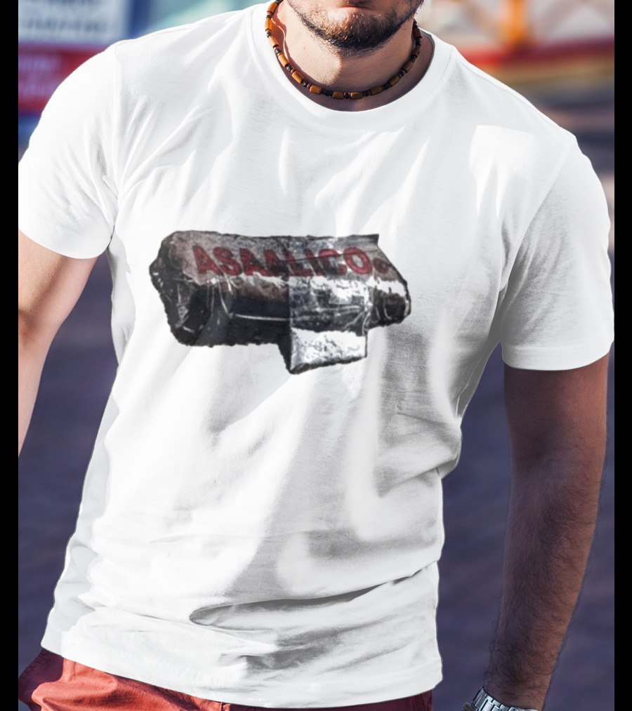 Asaalico Asaali Brick Wrapped Text T-Shirt