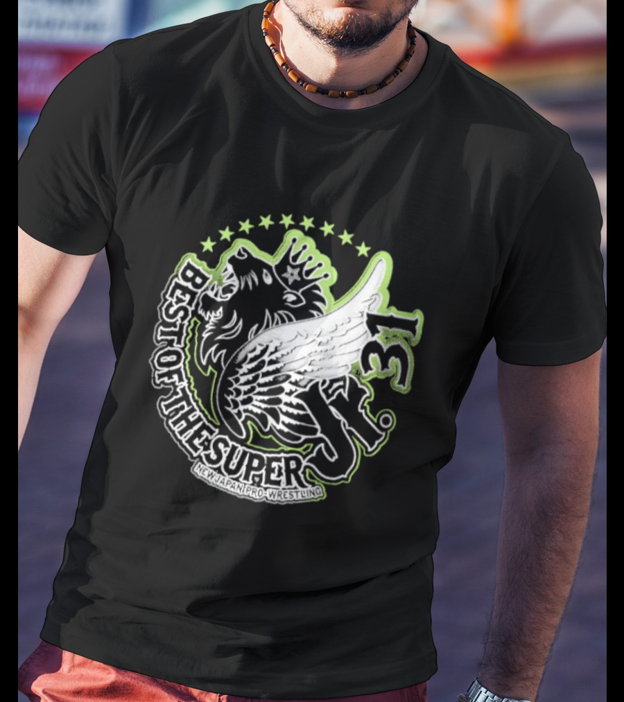 Best Of The Super Jr 31 New Japan Pro Wrestling Winged Lion T-Shirt