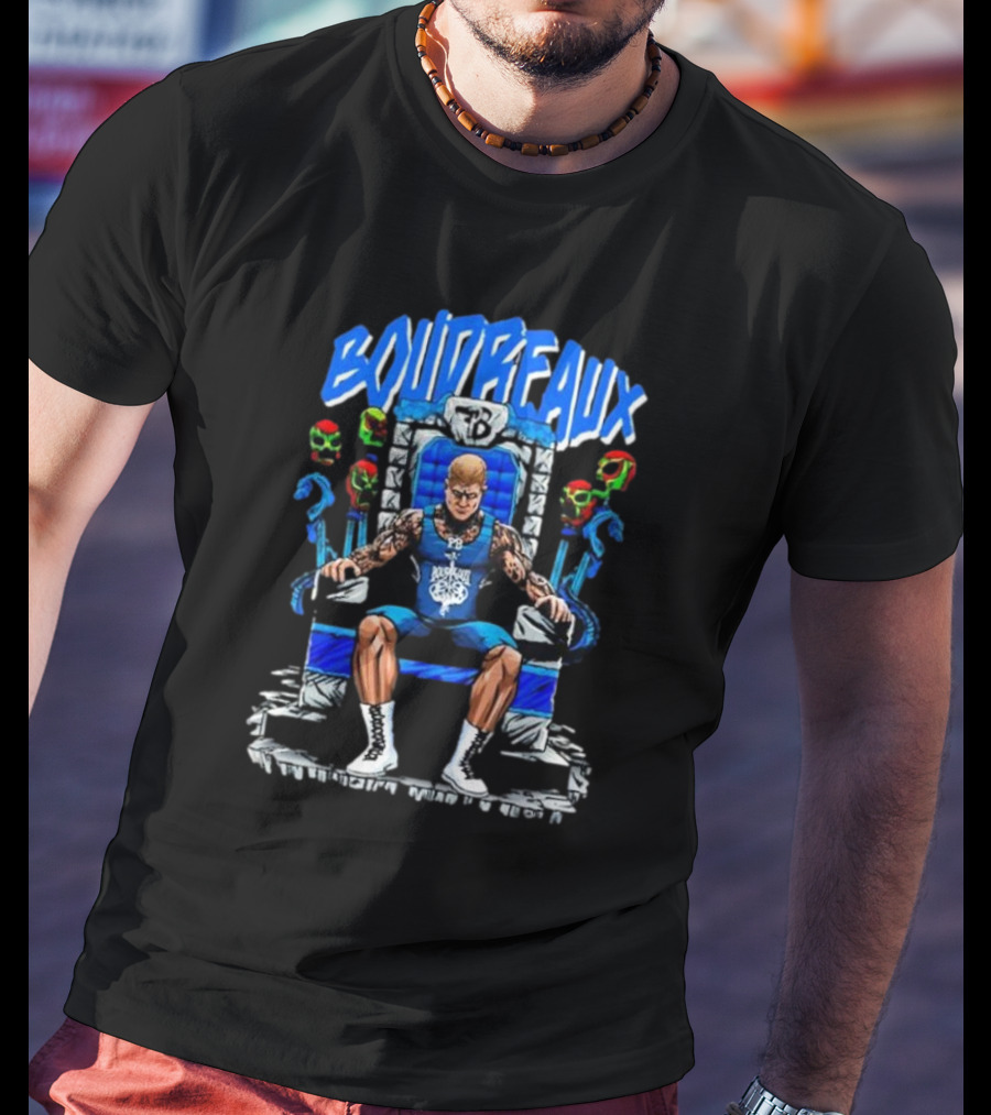 BFD Boudreaux Throne With Skulls And Crossbones T-Shirt