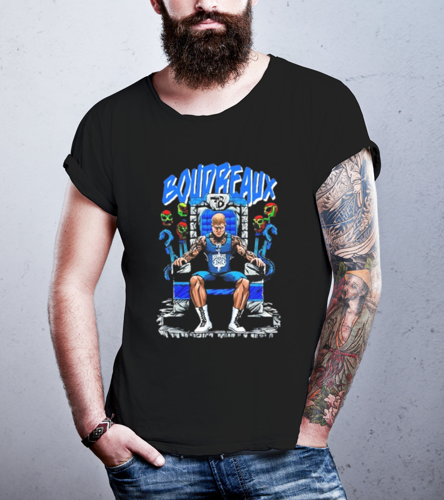 BFD Boudreaux Throne With Skulls And Crossbones T-Shirt