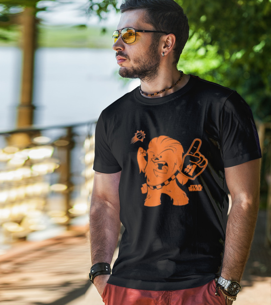 Phoenix Suns Star Wars Chewie Number One Fan T-Shirt