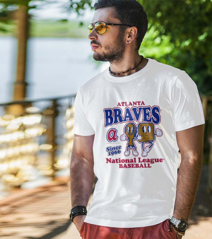 Atlanta Braves National League Baseball Since 1966 Cooperstown Collection Food Concessions T-Shirt