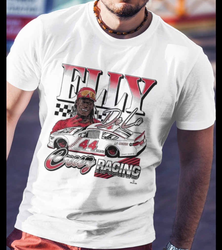 Elly De La Cruz Racing Car 44 Racing T-Shirt